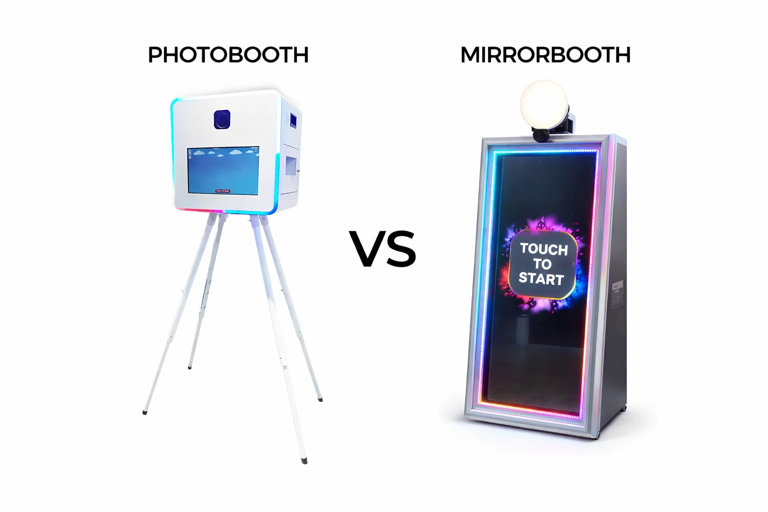 Photobooth vs miroir photo
